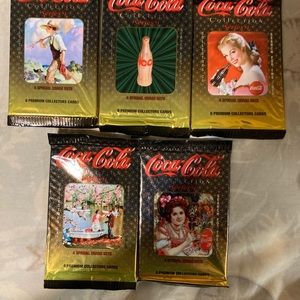 Coca Cola series 4 premium cards 8 cards per pack